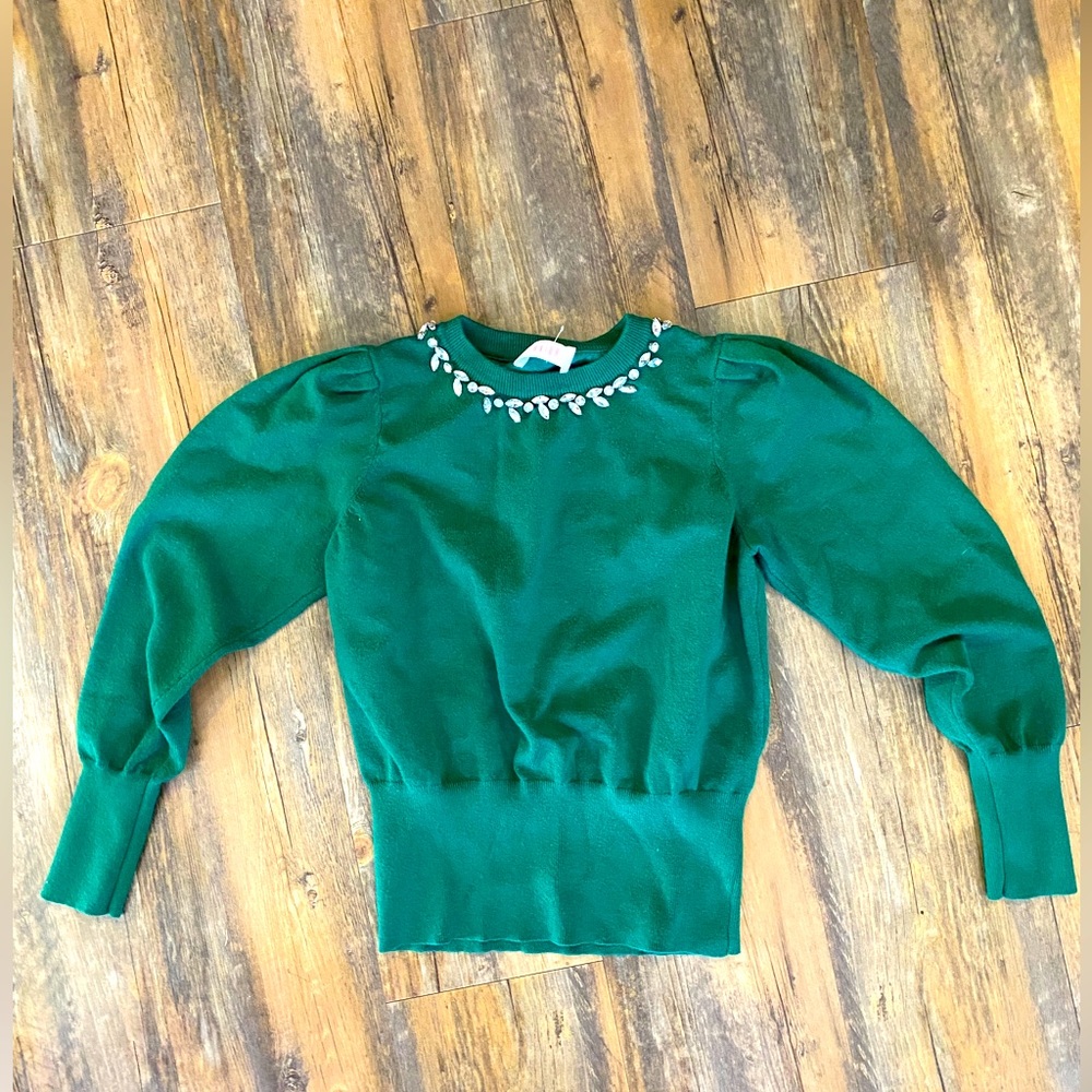 Savida jeweled Sweater size small